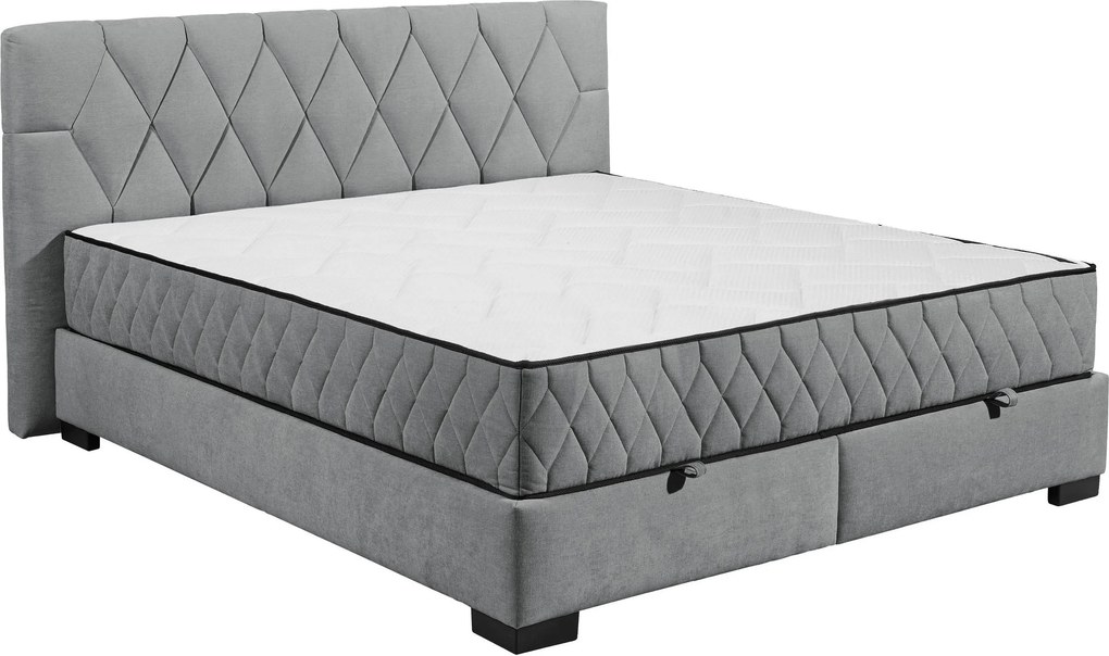 XXXLutz AMERICKÁ POSTEĽ, 180/200 cm, antracitová MID.YOU - Online Only spálne - 002220053813