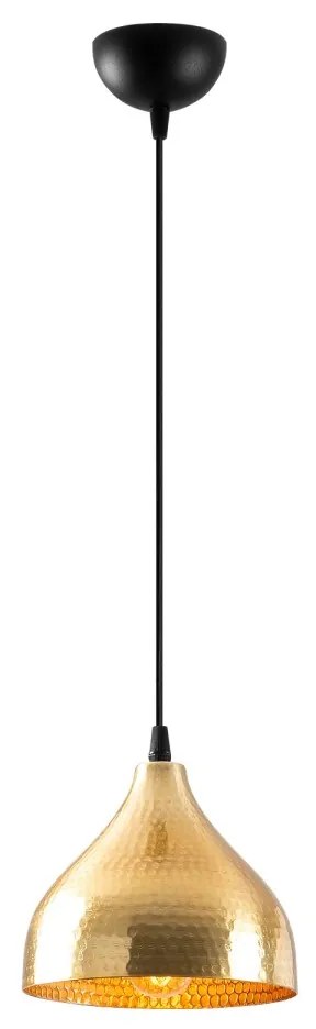 Závesné svietidlo Tattoo V zlatá/čierna