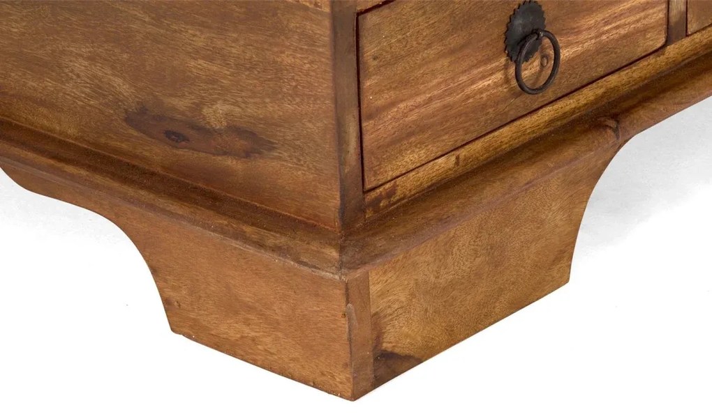 furniture-nabytek.cz - Masivní konferenční stolek Merlin II z palisandru, lakovaný, hnědý – 110×60×45 cm
