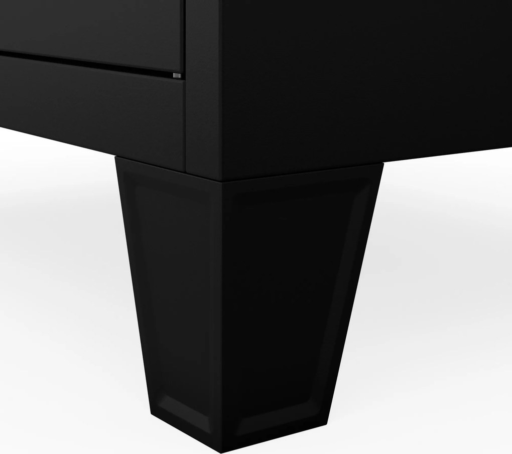 Šatníková skriňa pre zamestnancov čierna BARTEK 1 Plus 292 x 1720 x 450 mm