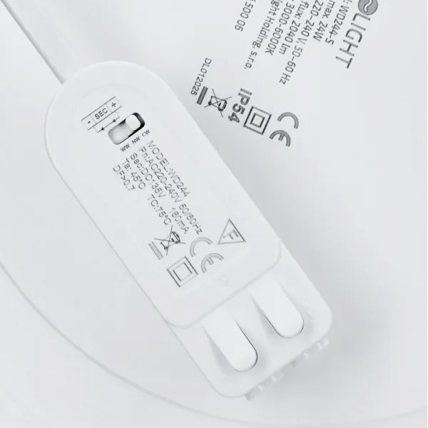 Solight WD244-S - LED panel 2v1 24W/230V 3000/4000/6000K pr. 30 cm IP54 stropný