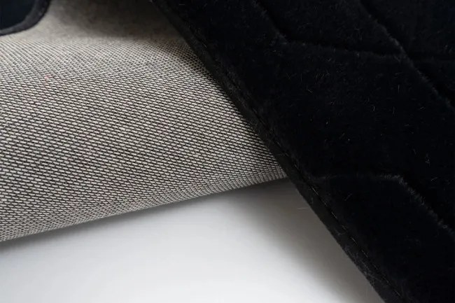 Koberec RABBIT 3D čierny