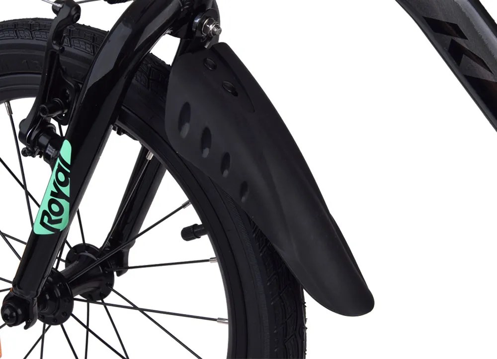 RoyalBaby ľahký detský bicykel Kable-Belt 16 palcov zvonček a brzdová pätka RB16-45 strieborný
