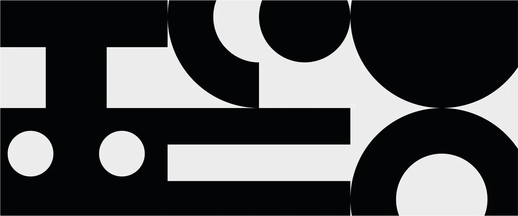 Obraz - Geometrická abstrakcia N⁰3 (120x50 cm)