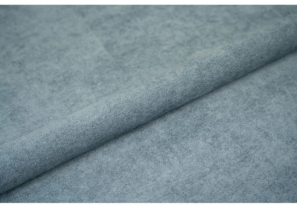 Modrá čalúnená dvojlôžková posteľ s úložným priestorom s roštom 180x200 cm Thessa Bold – Bonami Selection