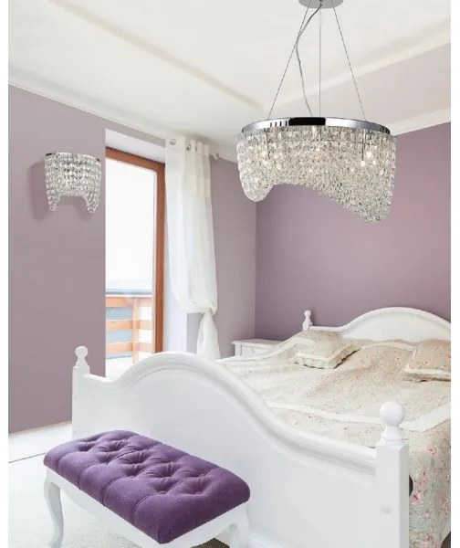 Azzardo AZ1284 - Krištáľový luster na lanku CARMEN 6xG9/40W/230V