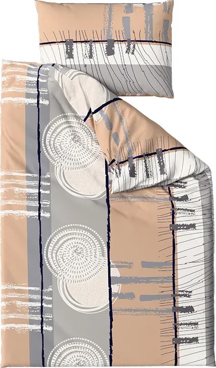 Bavlnené obliečky PINIA sivé Rozmer obliečky: 70 x 90 cm | 140 x 200 cm