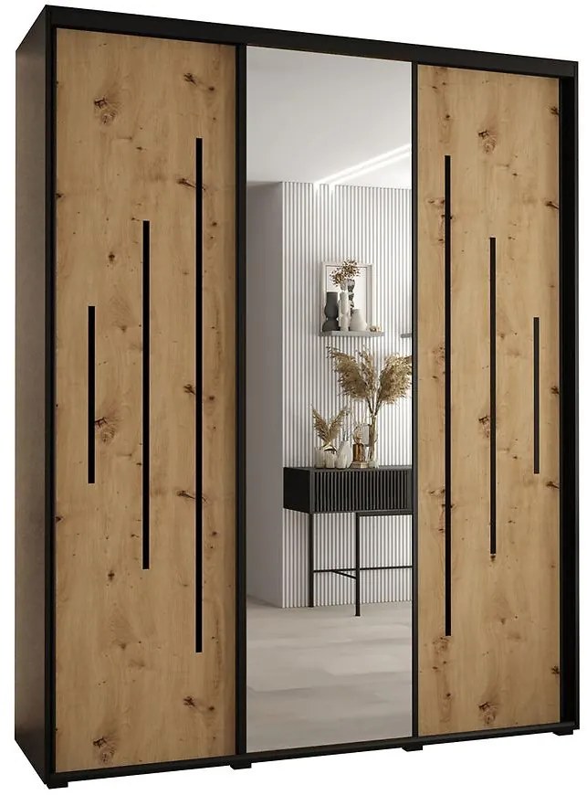 Skriňa 45 Canaris 13 200 čierna/artisan/čierna