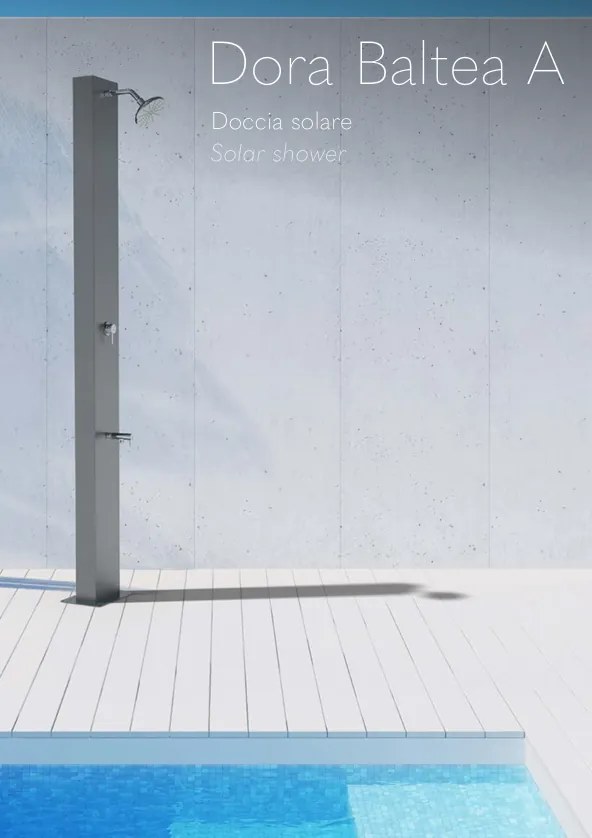 Solárna sprcha 40L, nerezová konštrukcia, Eco Rain technológia