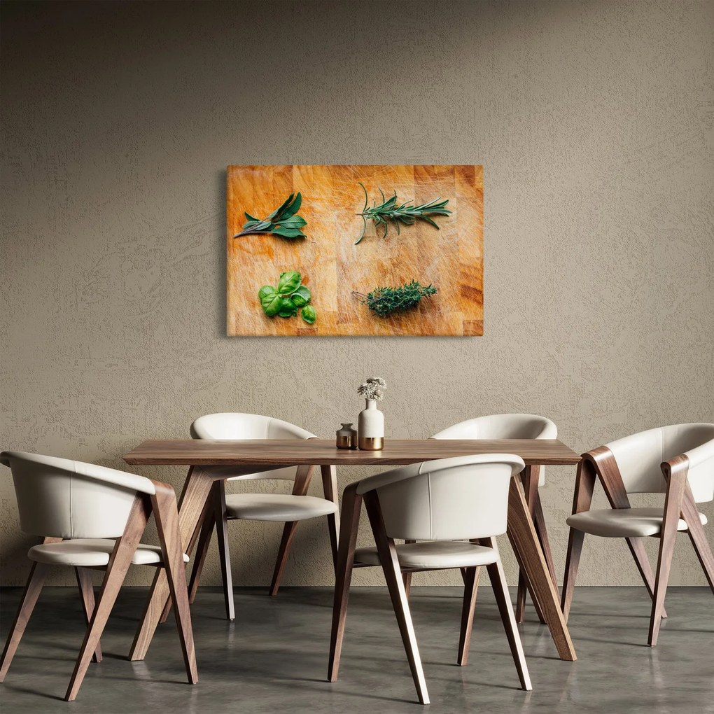 Obraz - Bylinky (90x60 cm)