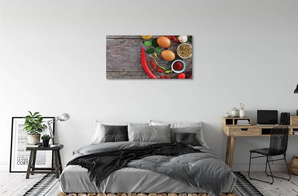 Obraz canvas Pepper opustí vajcia 100x50 cm