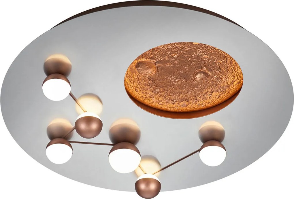 XXXLutz STROPNÉ LED SVIETIDLO, 50/50/10 cm - Interiérové svietidlá - 004102057101