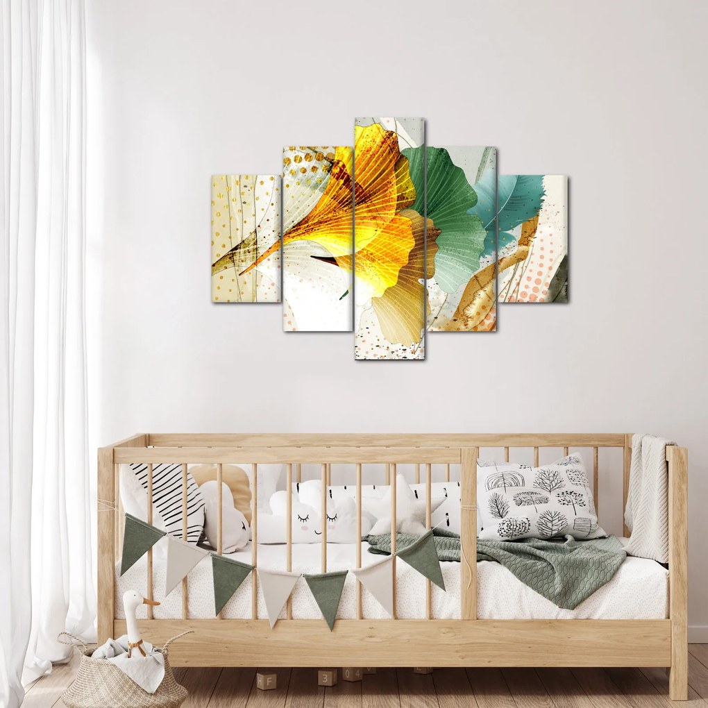 Obraz - Listy (150x105 cm)