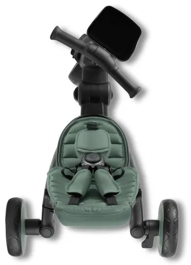 KINDERKRAFT - Detská trojkolka 4v1 JAZZ 2 zelená