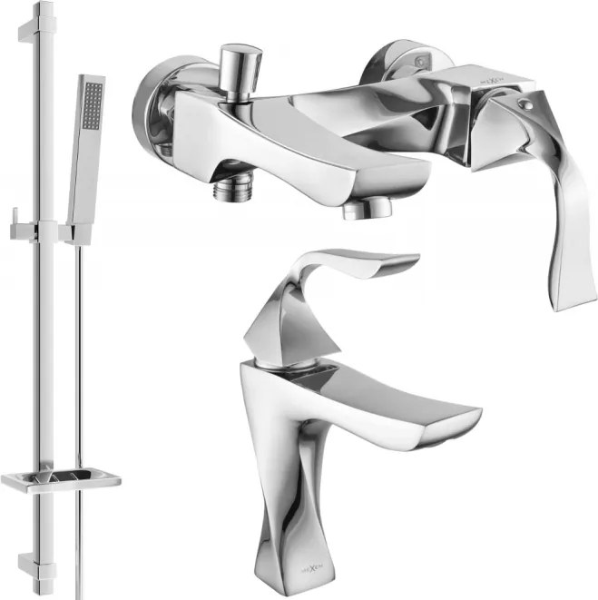 Mexen Estrella DQ02 set vaňový, chróm - 72303DQ02-00