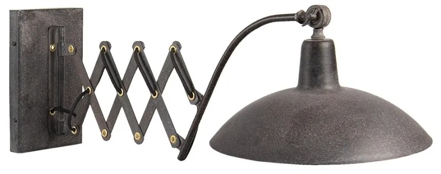 Retro nastaviteľné nástenné svietidlo