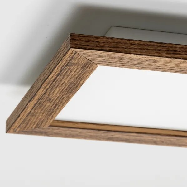 Brilagi - LED Stmievateľné svietidlo SLIMFRAME WOOD LED/25W/230V 34x34 cm + DO