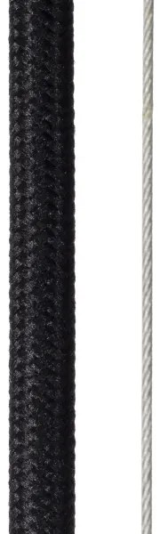 Lucide 45449/76/30 - Luster na lanku ELODIE 3xE27/40W/230V čierna