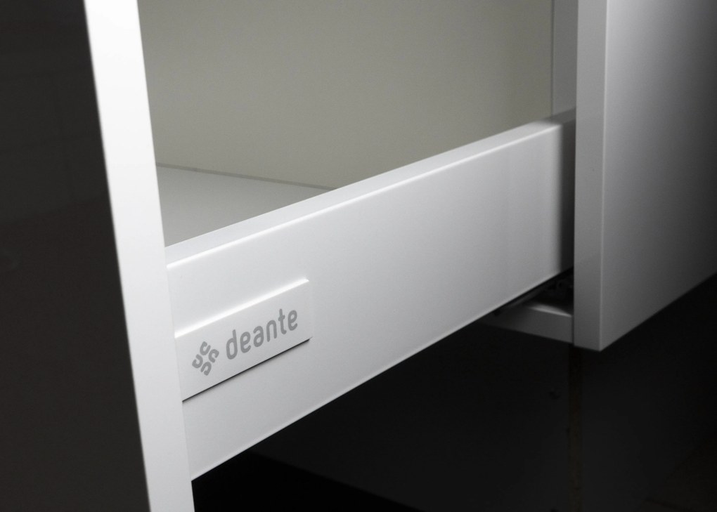 Deante Prizma, závesná skrinka s pultovou doskou 600x470x520 mm, biela lesklá, DEA-SDI_6B61
