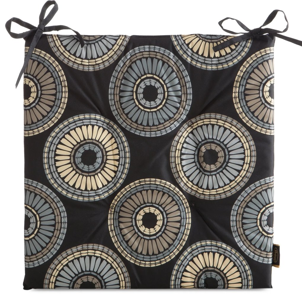EUROFIRANY ZÁHRADNÝ VODEODOLNÝ PODSEDÁK NA STOLIČKU GARDEN19A 43X43X4 CM VZOROVANÁ