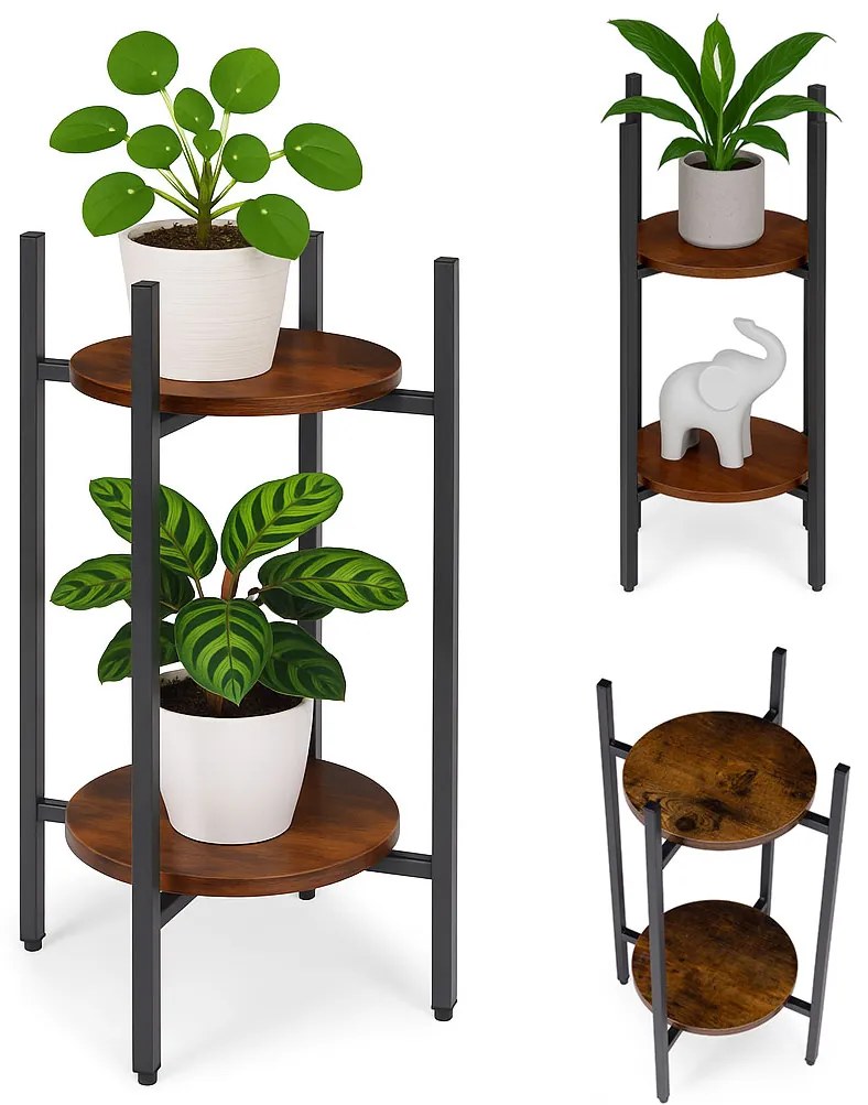 ModernHome Stojan na kvety - 2 úrovne ModernHome