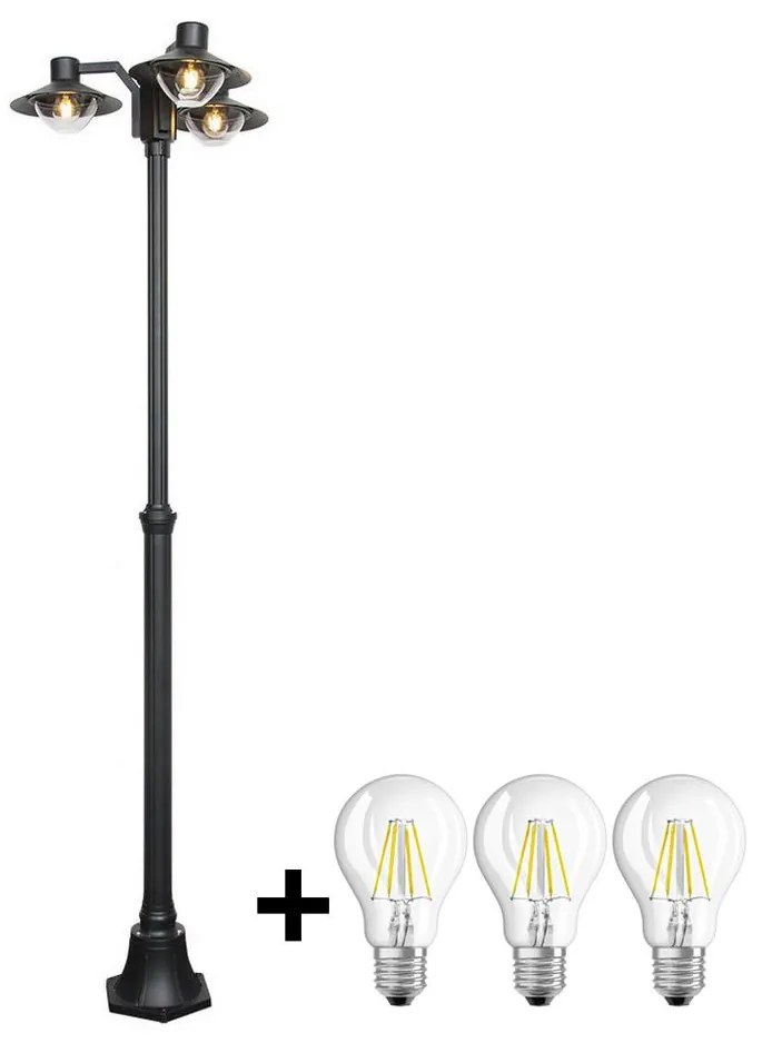 Brilagi -  LED Vonkajšia lampa VEERLE 3xE27/60W/230V IP44 GD-VERLP3-00
