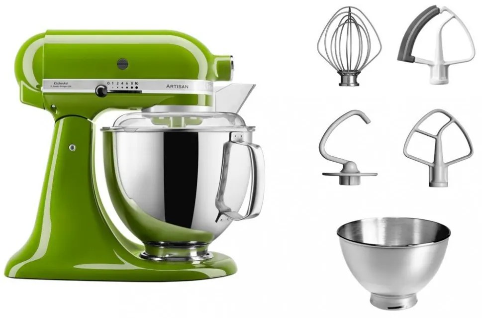Kuchynský robot KitchenAid Artisan 4,8 l, matcha, 5KSM175PSEMA