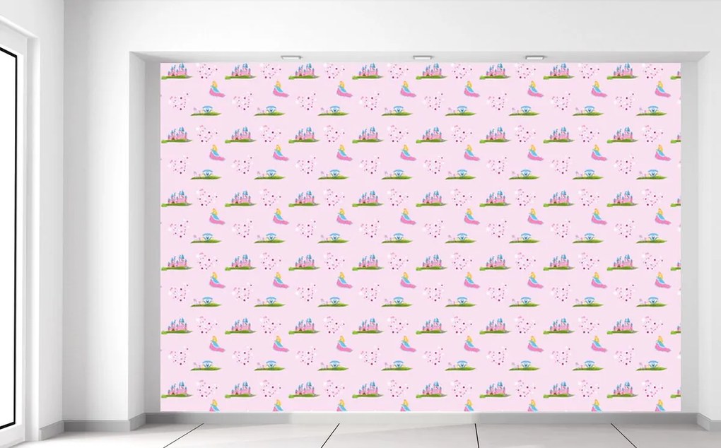 Gario Fototapeta Farebné princezny Materiál: Samolepiaca, Rozmery: 110 x 200 cm