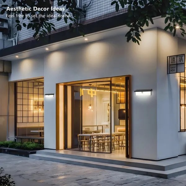 Brilagi - LED solárne nástenné svietidlo so senzorom SUN RAY LED/6W/3,7V IP44