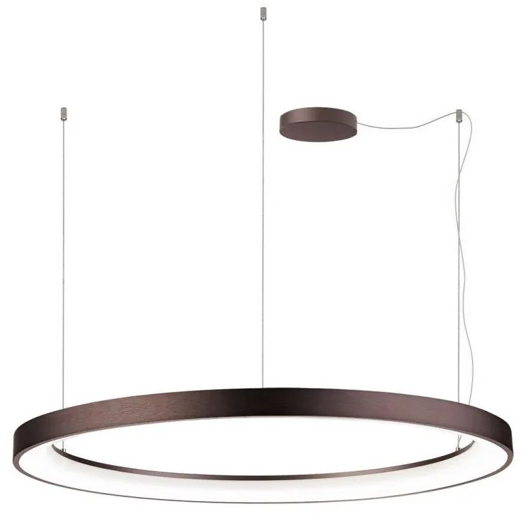 LED2 - LED Stmievateľný luster na lanku BELLA LED/80W/230V 3000K/4000K hnedá