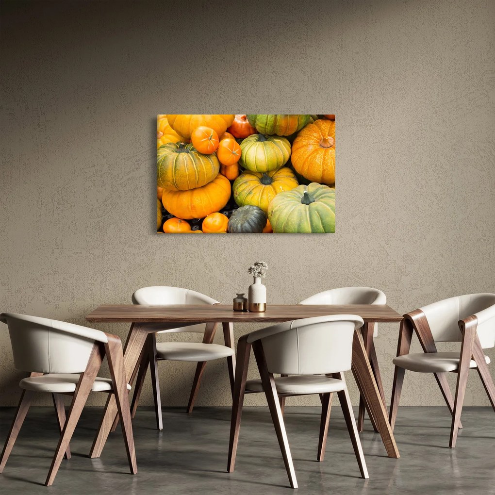 Obraz - Jesenná tekvica (90x60 cm)