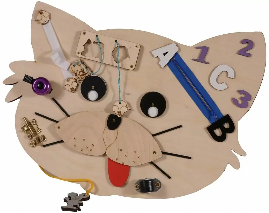 Interaktívna detská tabuľa - MAČIČKA - prírodná