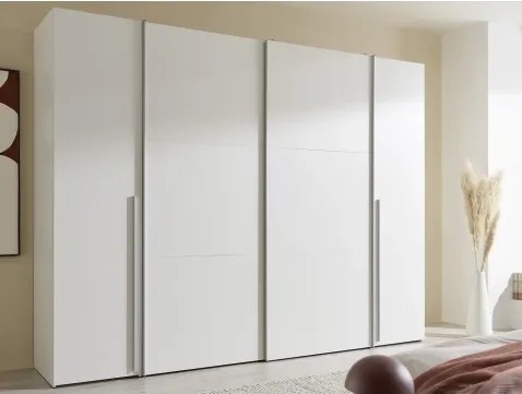 Šatníková skriňa Maturs, 267 cm, biela%