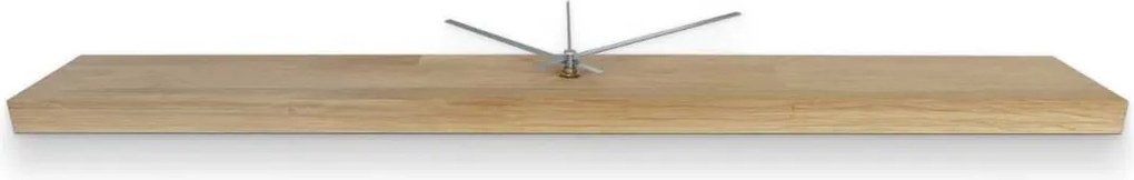 SENTOP | Minimalistické hodiny z prírodného dreva I SENTOP MAS020-3041-SILVER-60x8cm analógové