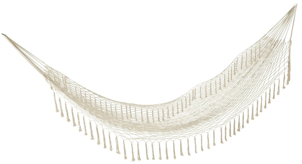 IB LAURSEN Hojdacia sieť Natural Crocheted Tassels