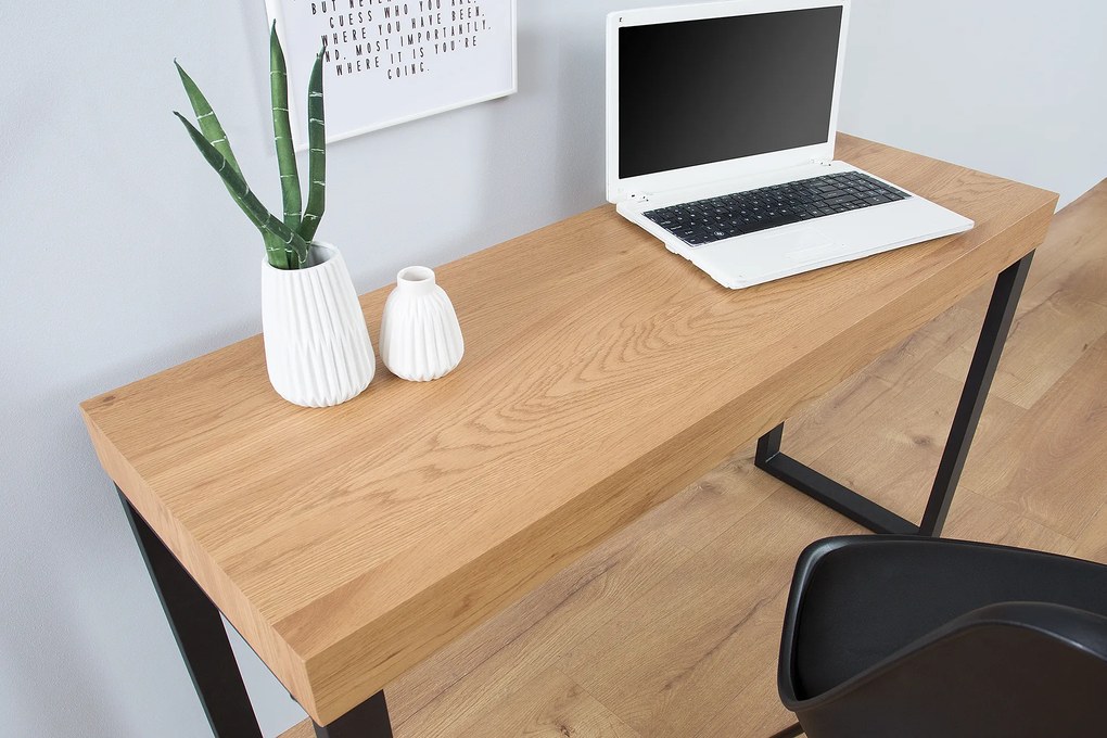 Stôl pod notebook Oak Desk 120cm čierny dub