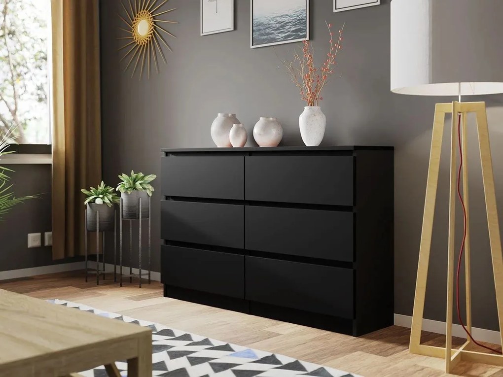 Komoda Osko OK6 120, Farby:: čierny