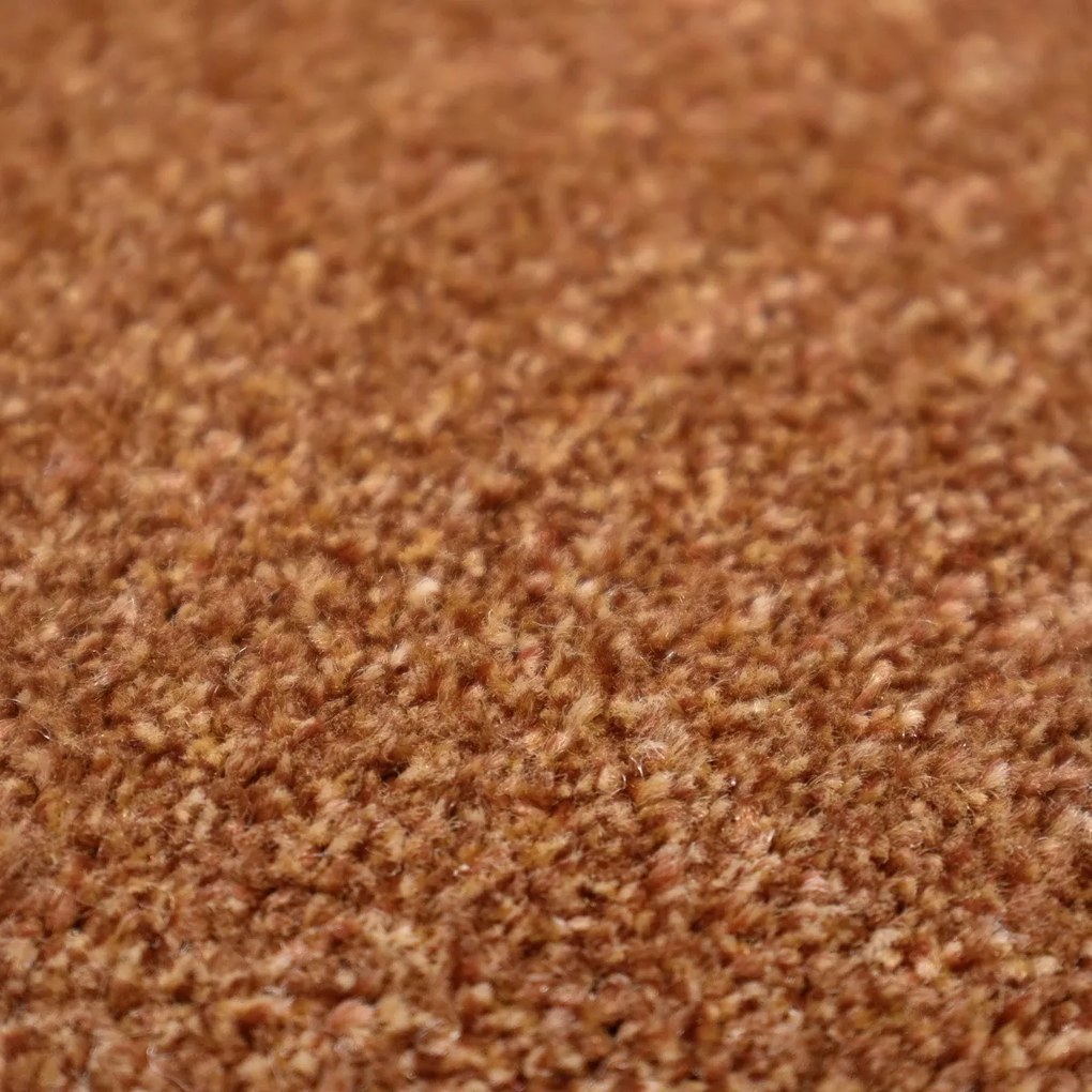 Metrážny koberec Prestige 496, na mieru, šíře 4m, oranžová, ab (mriežka), detská izba, Condor Carpets