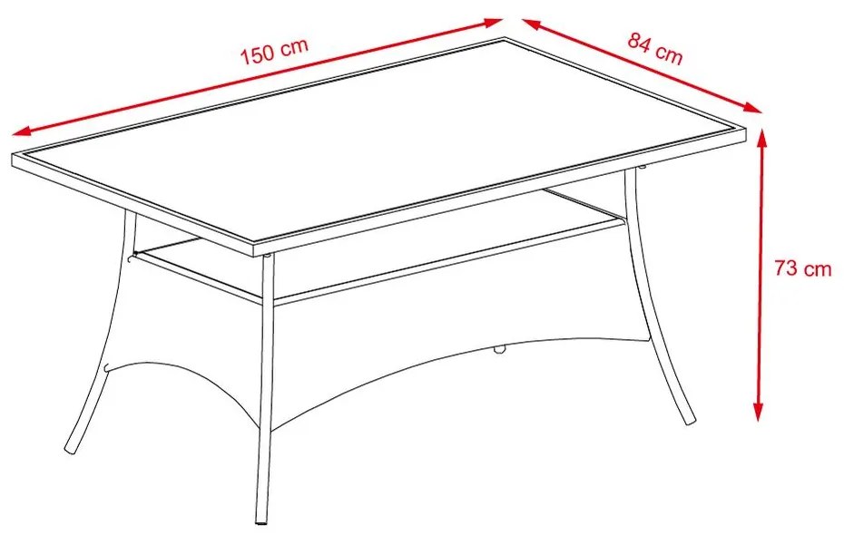 13-dielny záhradný ratanový set Avenberg ESPERIA