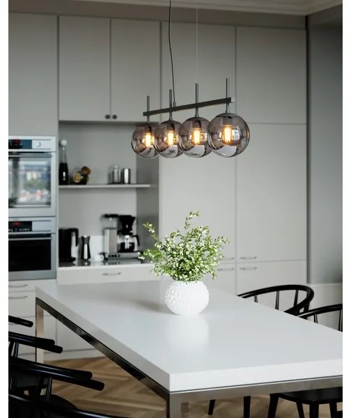 ByRydens 4202360-4505 - Závesný luster BOYLE na lankách 4xE27/8W/230V