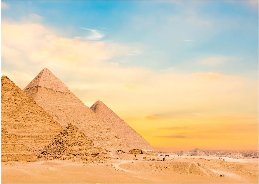 Obraz egyptských pyramíd (70x50 cm)