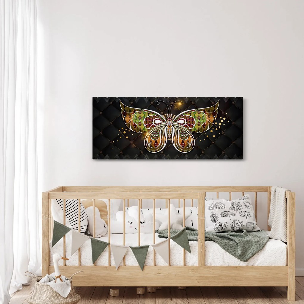 Obraz - Čarovný motýľ (120x50 cm)