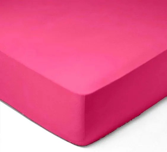 INTERMEDIC SK Posteľná plachta Jersey - 009 - Ružová Veľkosť: 90x200 cm