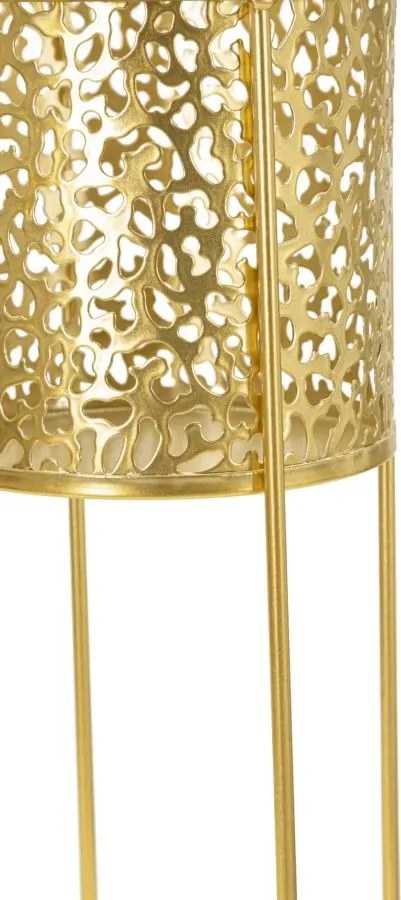 Sada stojanů na květiny Nat A 2 ks zlatá