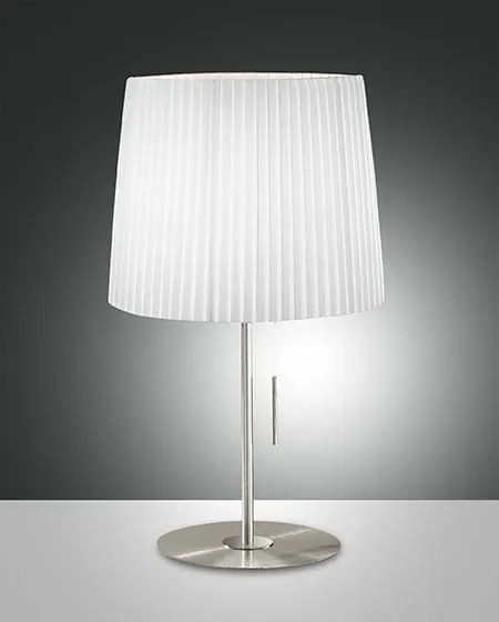 Stolové svietidlo FABAS DOROTEA TABLE LAMP WHITE PLEATED 2960-30-276