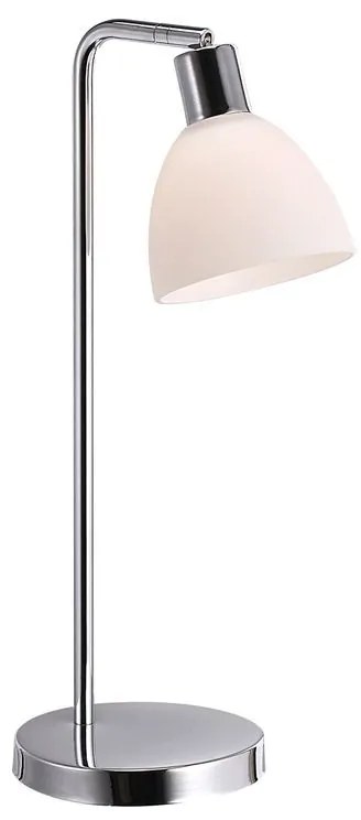 NORDLUX Stolná lampa na čítanie RAY, 1xE14, 40W, chróm