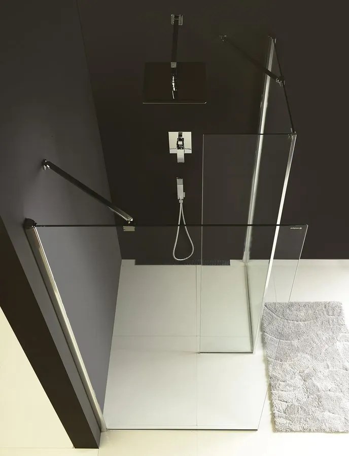 Polysan Polysan, MODULAR SHOWER prídavný panel na inštaláciu na stenu modulu 2, 1200 mm, pravý, MS2B-120R