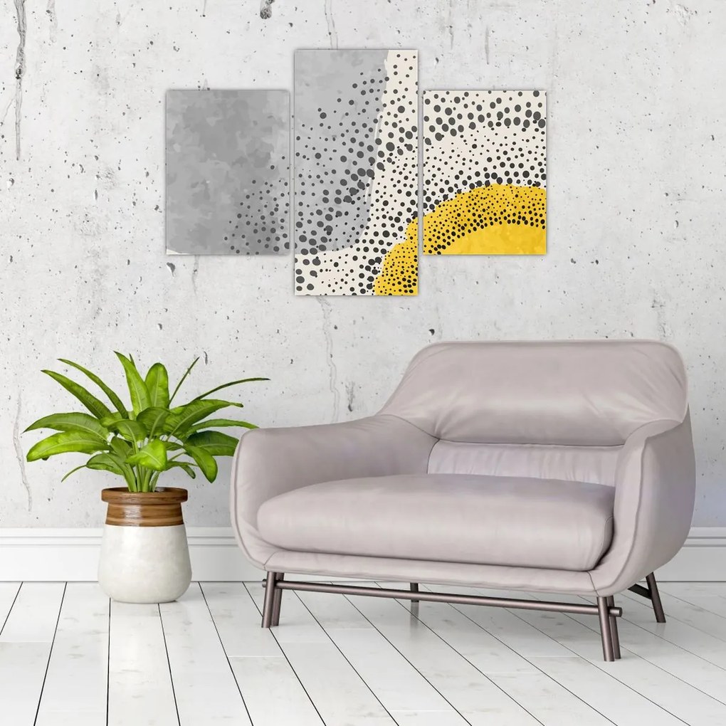 Obraz - Abstraktná maľba pláže N⁰3 (90x60 cm)
