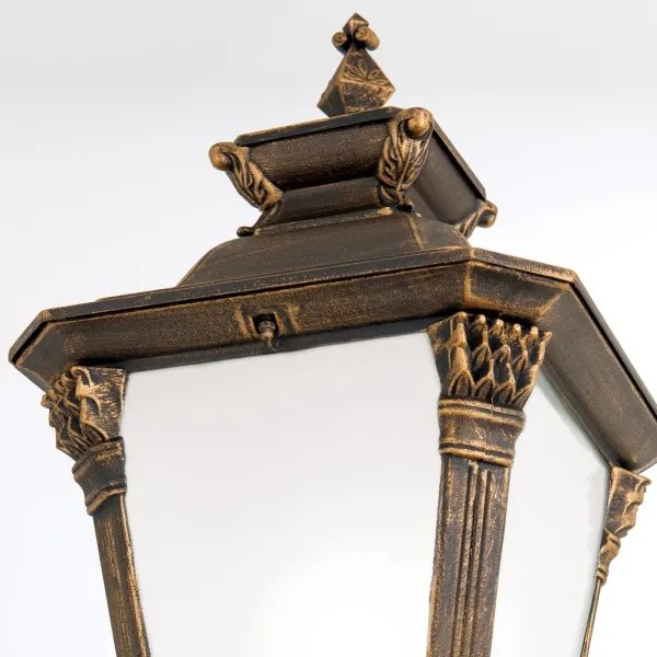 Orion - Vonkajšia lampa AIKO 1xE27/60W/230V 240 cm IP23 bronz/patina