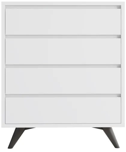 Komoda SUVERA 86x70 cm biela